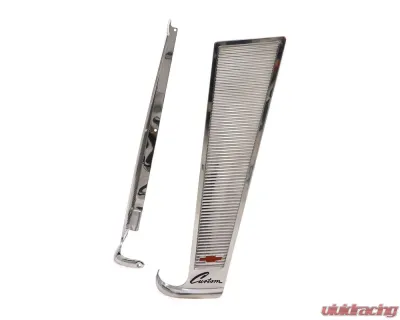 AMD Upper Outer Custom Cab Trim Plate LH/RH Pair Chevy C/K Pickup 1960-1963 - X456-4060-P