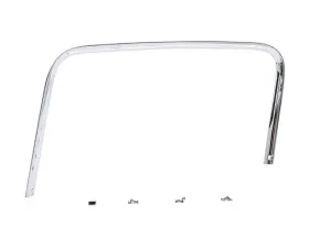 AMD Door Glass Inside Garnish Molding Chrome LH Chevy | GMC Pickup Suburban '55 2nd Series 1955-1959