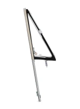 AMD Vent Window Assembly RH Clear Glass Chrome Frame Chevy | GMC C/K Pickup | Blazer | Jimmy | Suburban 1968-1972                                     - X560-4068-2CRS - Image 3