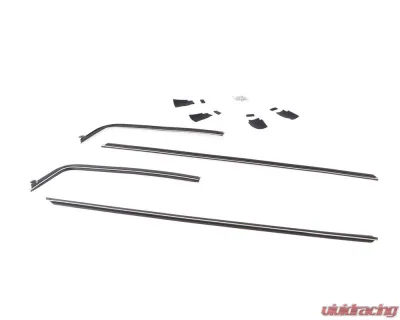 AMD Outer Beltline Kit window felts Front Doors and Quarter Windows Chevelle 2 Door Coupe 1970-1972 - X582-3470-4S