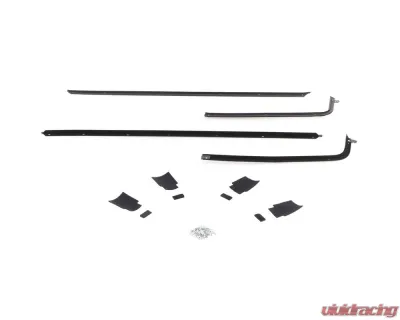 AMD Outer Beltline Kit window felts Front Doors and Quarter Windows Chevelle 2 Door Coupe 1970-1972 - X582-3470-4S