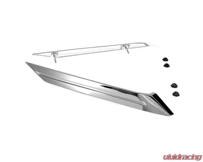 AMD Outer Sail Panel Moldings Stainless Pair Dodge | Plymouth B-Body Except Charger 1966-1967 - X635-1466-P
