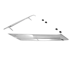 AMD Outer Sail Panel Moldings Stainless Pair Dodge | Plymouth B-Body Except Charger 1966-1967