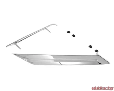 AMD Outer Sail Panel Moldings Stainless Pair Dodge | Plymouth B-Body Except Charger 1966-1967 - X635-1466-P