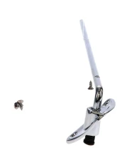 AMD Sunvisor Bracket Chrome LH with screws Chevy | GMC C/K | Suburban 1960-1966                                     - X646-4060-LS - Image 2