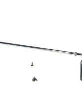 AMD Sunvisor Bracket Chrome LH with screws Chevy | GMC C/K | Suburban 1960-1966                                     - X646-4060-LS - Image 3