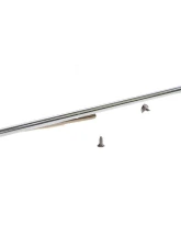 AMD Sunvisor Bracket Chrome LH or RH with screws Chevy | GMC 1967-1972                                     - X646-4067-CS - Image 3