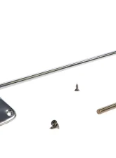 AMD Sunvisor Bracket Chrome LH or RH with screws Chevy | GMC 1967-1972                                     - X646-4067-CS - Image 3