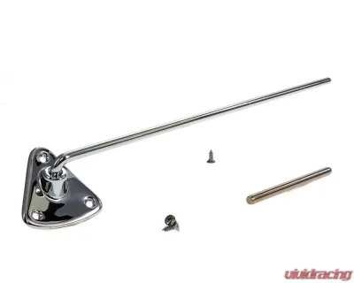 AMD Sunvisor Bracket Chrome LH or RH with screws Chevy | GMC 1967-1972 - X646-4067-CS