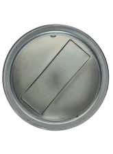 AMD Hub Cap Set - Stainless w/ Red GMC 4pcs GMC Pickup Suburban 1947-1953                                     - X994-4947-SS - Image 3