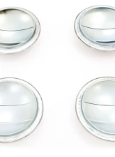 AMD Hub Cap Set - Stainless w/ Red GMC 4pcs GMC Pickup Suburban 1947-1953                                     - X994-4947-SS - Image 4