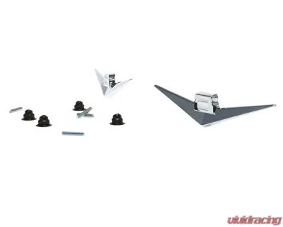 AMD Fender Emblems Pair V8 GMC | Chevy Pickup Suburban 1955-1956 - X999-4055-22P