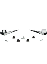 AMD Fender Emblems Pair V8 GMC | Chevy Pickup Suburban 1955-1956                                     - X999-4055-22P - Image 3