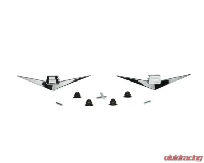 AMD Fender Emblems Pair V8 GMC | Chevy Pickup Suburban 1955-1956 - X999-4055-22P