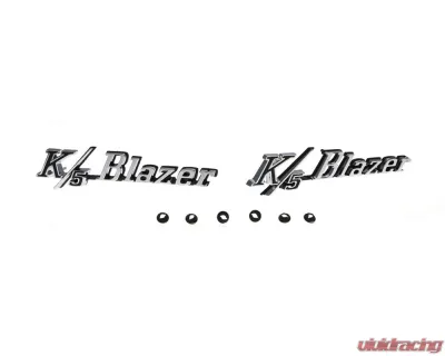 AMD Fender Emblems Pair K5 Blazer Chevy Blazer 1969-1972 - X999-4369-21P