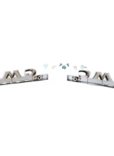 AMD Hood Side Emblems Pair GMC Chrome and Red GMC Pickup | Suburban 1947-1950                                     - X999-4947-31P - Image 3