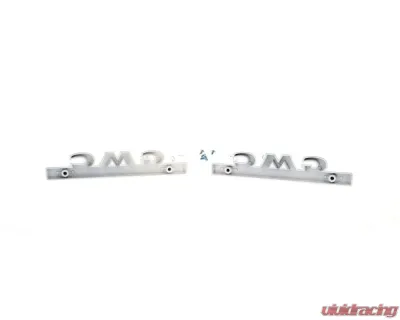 AMD Hood Side Emblems Pair GMC White and Red GMC Pickup | Suburban 1951-1953 - X999-4951-31P