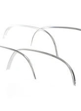 AMD 4-Piece Chrome Wheel Opening Molding Set Cherolet | Chevy C/K Fleetside Pickup Truck | SUV 1988-1998                                     - 230-4088-S - Image 2