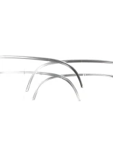 AMD 4-Piece Chrome Wheel Opening Molding Set Cherolet | Chevy C/K Fleetside Pickup Truck | SUV 1988-1998                                     - 230-4088-S - Image 3