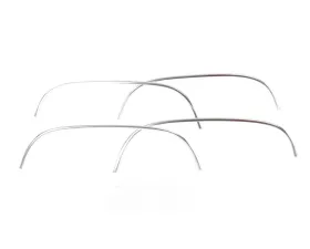 AMD 4-Piece Chrome Wheel Opening Molding Set Cherolet | Chevy C/K Fleetside Pickup Truck | SUV 1988-1998
