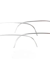AMD 4-Piece Chrome Wheel Opening Molding Set Cherolet | Chevy C/K Fleetside Pickup Truck | SUV 1988-1998                                     - 230-4088-S - Image 4
