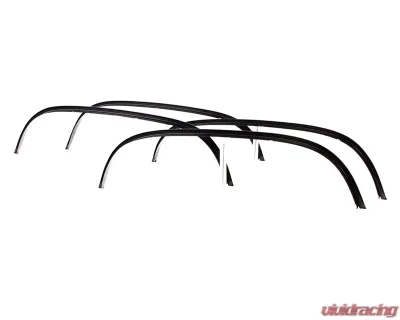 AMD 4-Piece Black Wheel Opening Molding Set Cherolet | Chevy C/K Fleetside Pickup Truck | SUV 1988-1998 230-4088-SB - 230-4088-SB