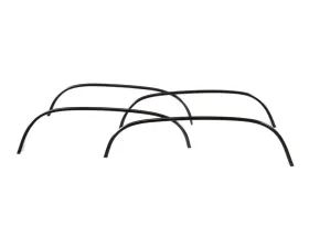 AMD 4-Piece Black Wheel Opening Molding Set Cherolet | Chevy C/K Fleetside Pickup Truck | SUV 1988-1998 230-4088-SB