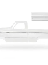 AMD Polished Complete Premium Body Molding Set Chevrolet | GMC Short Bed Fleetside C/K Sqaurebody Truck 1973-1980                                     - 299-4073-6S - Image 2