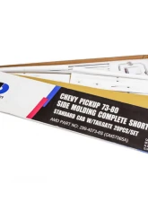 AMD Polished Complete Premium Body Molding Set Chevrolet | GMC Short Bed Fleetside C/K Sqaurebody Truck 1973-1980                                     - 299-4073-6S - Image 3