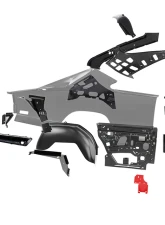 AMD LH Rocker Panel To Door Pillar Brace Dodge | Plymouth B-Body 1968-1970                                     - 440-1468-1L - Image 4