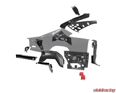 AMD LH Rocker Panel To Door Pillar Brace Dodge | Plymouth B-Body 1968-1970 - 440-1468-1L