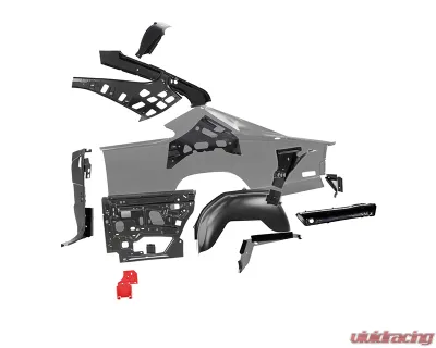 AMD RH Rocker Panel To Door Pillar Brace Dodge | Plymouth B-Body 1968-1970 - 440-1468-1R