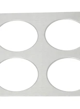 AMD Brushed Aluminum Dash Bezel Trim Chevrolet | GMC C/K Pickup Truck | Blazer | Jimmy | Suburban w/out AC 1978-1980                                     - 460-4078-1B - Image 3