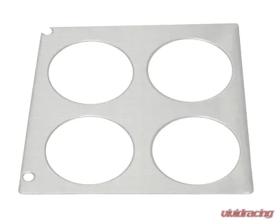 AMD Brushed Aluminum Dash Bezel Trim Chevrolet | GMC C/K Pickup Truck | Blazer | Jimmy | Suburban w/out AC 1978-1980 - 460-4078-1B