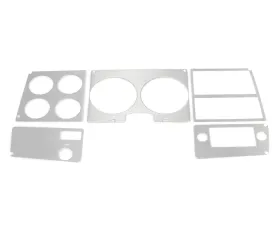 AMD Brushed Aluminum Dash Bezel Trim Chevrolet | GMC C/K Pickup Truck | Blazer | Jimmy | Suburban w/out AC 1978-1980