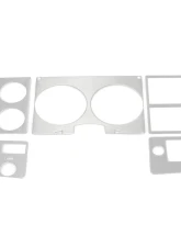 AMD Brushed Aluminum Dash Bezel Trim Chevrolet | GMC C/K Pickup Truck | Blazer | Jimmy | Suburban w/out AC 1978-1980                                     - 460-4078-1B - Image 3