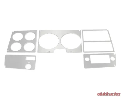 AMD Brushed Aluminum Dash Bezel Trim Chevrolet | GMC C/K Pickup Truck | Blazer | Jimmy | Suburban w/out AC 1978-1980 - 460-4078-1B