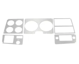 AMD Brushed Aluminum Dash Instrument Bezel Chevrolet | GMC C/K Pickup Truck | Blazer | Jimmy | Suburban w/ AC 1978-1980