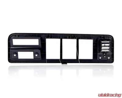 AMD Chrome/Woodgrain Dash Bezel w/ AC Ford F-100 | F-150 | F-250 | F-350 Truck | Bronco 1973-1979 - 460-4573-WAC