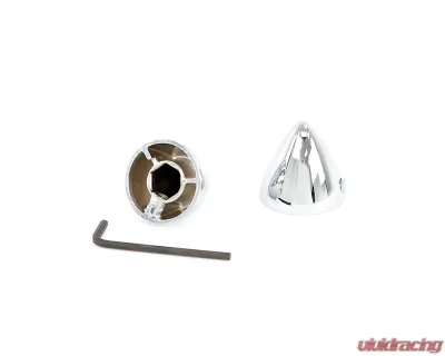 AMD Pair Chrome Door Mirror Bullet Caps Ford F-100 | F-250 1953-1966 - 570-4553