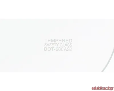 AMD Clear Back Glass Ford F-100 | F-250 w/ Small Back Glass 1957-1960 - 660-4557-1C