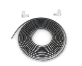 AMD Chrome Rear Window Gasket Lock Strip w/ Corner Joints Chevrolet | GMC C/K Truck 1973-1991