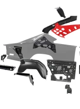 AMD LH Inner Sail Panel Dodge Charger 1968-1970                                     - 726-2668-1L - Image 3