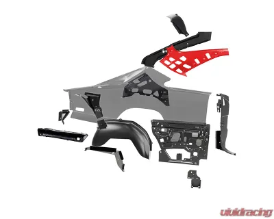 AMD LH Inner Sail Panel Dodge Charger 1968-1970 - 726-2668-1L