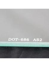 AMD LH/RH Clear Quarter Glass Chervolet Chevy II | Nova 2-Door Sedan 1966-1967                                     - 795-3066-CS - Image 3