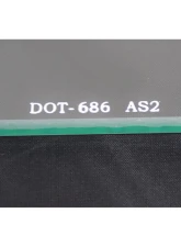 AMD LH Clear Quarter Glass Chevrolet Chevelle 2-Door Sedan 1966-1967                                     - 795-3466-CSL - Image 3