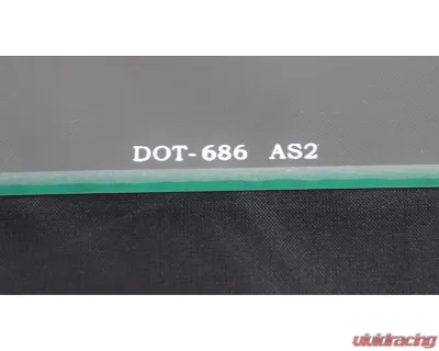 AMD LH Clear Quarter Glass Chevrolet Chevelle 2-Door Sedan 1966-1967 - 795-3466-CSL