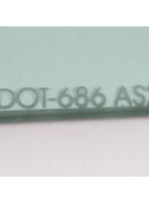 AMD RH Green Tint Quarter Glass Chevrolet Chevelle 2-Door Sedan 1966-1966                                     - 795-3466-TSR - Image 3