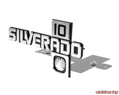 AMD Pair Silverado 10 Front Fender Emblems Chevrolet C10 Pickup | Blazer | Suburban 1981-1988 - 999-4081-23P