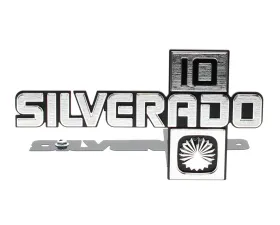 AMD Pair Silverado 10 Front Fender Emblems Chevrolet C10 Pickup | Blazer | Suburban 1981-1988